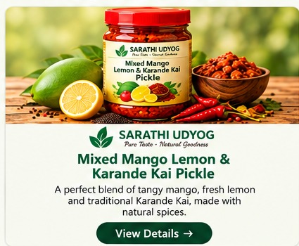 Mixed Mango Lemon and Karande Kai Pickle